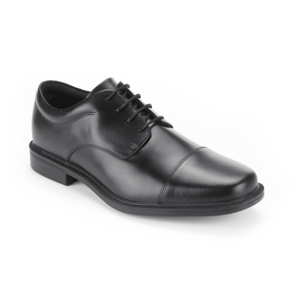 Rockport Oxfords For Mens Black - Ellingwood - FZ0642851